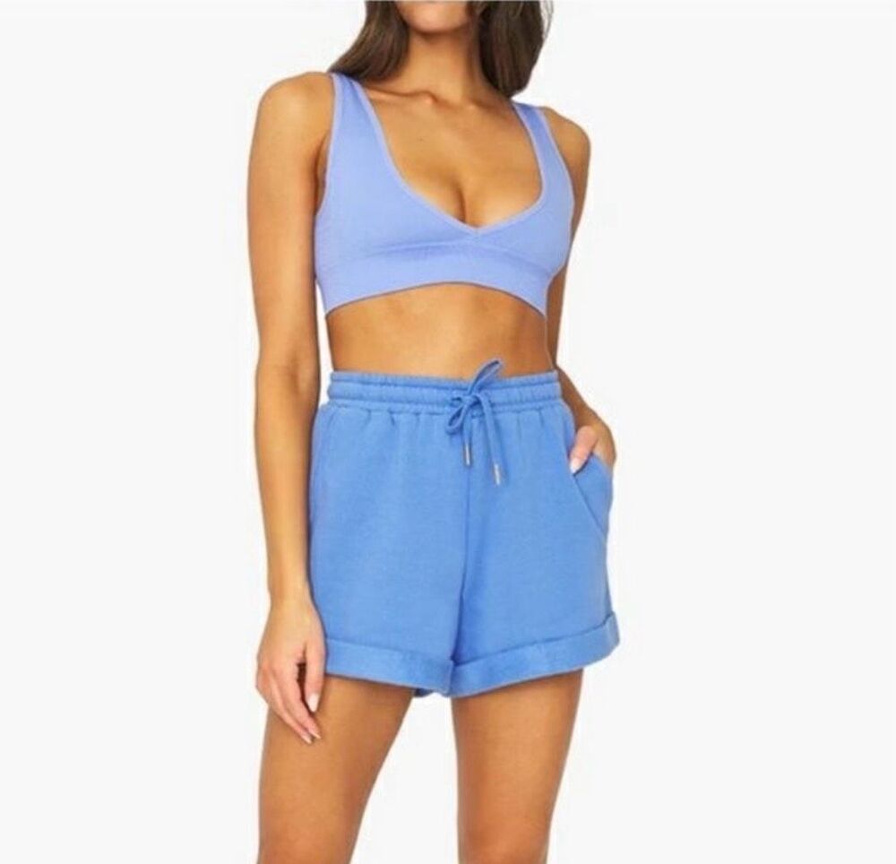 ✨WeWoreWhat Pull On Sweat Blue Sz Small Shorts✨
